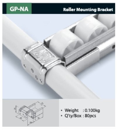 GP-NA -  Roller  Mounting  Bracket