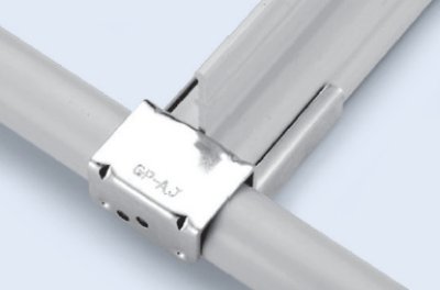 รางนำกล่อง Box Guide RG-40A วัสดุ PVC สำหรับชั้นวางระบบท่อ