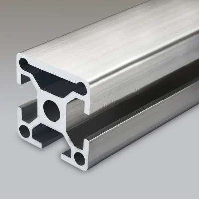 Aluminium Profile 30x30 1 Flat Series 8 (อลูมิเนียมโปรไฟล์ หน้าตัด 30x30 mm ด้านเปิด 1 ด้าน สำหรับซีรีย์ 8)
