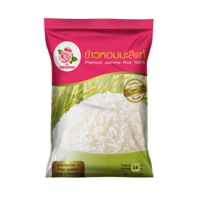 ข้าวหอมมะลิแท้ตรากุหลาบ