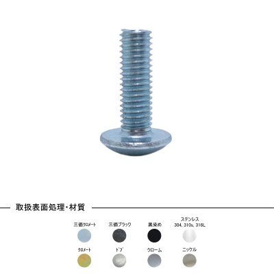 steel zinc cr+3 truss head screw(+) jis b-1111 トラス小ねじ