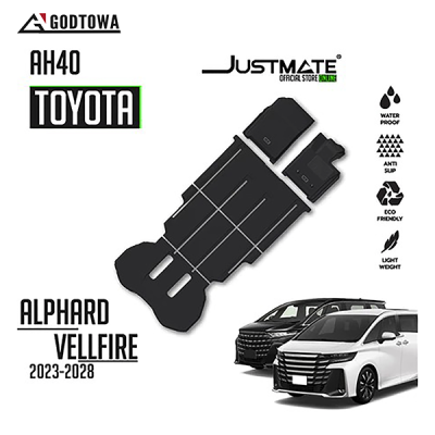 Just Mate Floor Mat พรมเข้ารูป Alphard Vellfire 40 พรมปูพื้นรถยนต์ตรงรุ่น Full Set