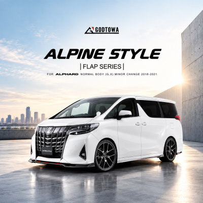 ALPINE STYLE FLAP SERIES สำหรับ Toyota Alphard 30 G รุ่นปี 2018 - 2023