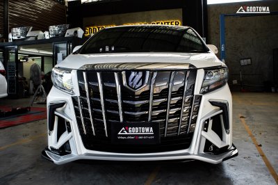 แปลงหน้า ALPHARD 20 เป็น ALPHARD 30 ปี 2021 ด้วยชุดแต่ง BLACK PEARL COMPLETE ไฟหน้าปี 2015