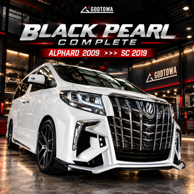 แปลงหน้า ALPHARD 20 เป็น ALPHARD 30 ปี 2021 ด้วยชุดแต่ง BLACK PEARL COMPLETE ไฟหน้าปี 2015