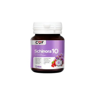 [1 กระปุก] บรรจุ 15 เม็ด CMF Schinora 10 Complex บำรุงตับ By ซี ศิวัฒน์