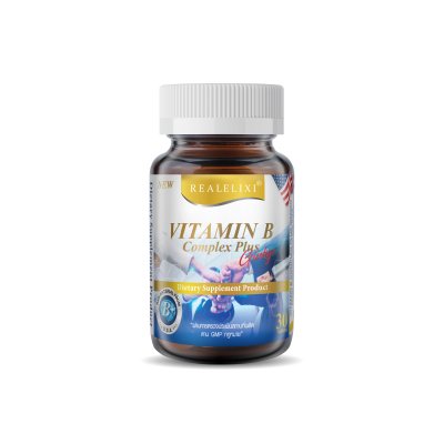 Real Elixir Vitamin B Complex Plus Ginkgo (30 เม็ด)