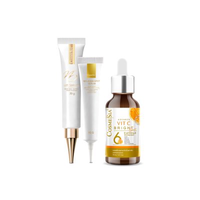 Set Cosmesia V5 Lift Serum 30g. + Melasma Spot Serum 10g. + Advance Vit C Bright Serum 30ml.