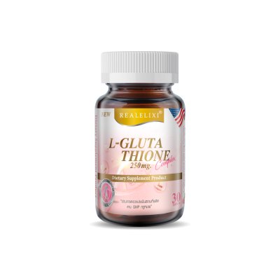 Real Elixir L-Glutathione 250 mg  (30เม็ด)