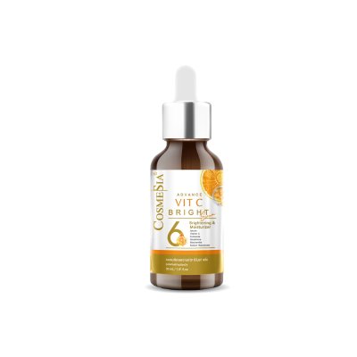 Cosmesia Advance Vit C Bright Serum,เซรั่ม แอดวานซ์ วิตซี ไบรท์ เซรั่ม (1ขวด)