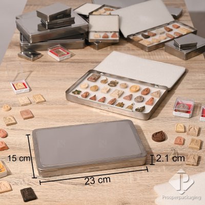 กล่องสแตนเลส กล่องเก็บของ กล่องเก็บพระเครื่อง สามารถใช่เก็บของได้หลากหลายตามต้องการ แข็งแรงใช่ได้นาน ภายในมีฟองน้ำ 2แผ่น