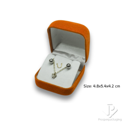 รวมกล่องกำมะหยี่ใส่เครื่องประดับ ต่างหู สร้อยคอ จี้ เพิ่มมูลค่า จัดโชว์เรียงได้ง่ายมีสีให้เลือก (26)