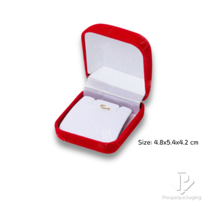 รวมกล่องกำมะหยี่ใส่เครื่องประดับ ต่างหู สร้อยคอ จี้ เพิ่มมูลค่า จัดโชว์เรียงได้ง่ายมีสีให้เลือก (26)