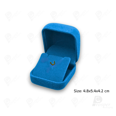 รวมกล่องกำมะหยี่ใส่เครื่องประดับ ต่างหู สร้อยคอ จี้ เพิ่มมูลค่า จัดโชว์เรียงได้ง่ายมีสีให้เลือก (26)