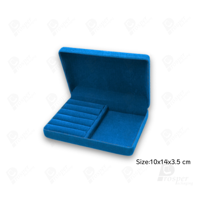 รวมกล่องกำมะหยี่เก็บเครื่องประดับ ภายในมีพื้นเรียบและฟูกใส่ต่างหูหรือแหวนได้อเนกประสงค์ (32R+ปร)