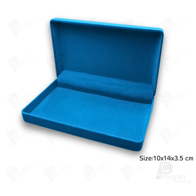 จัดเต็มกล่องกำมะหยี่ใส่เครื่องประดับชุดสีฟ้า ทรงหัวใจและสี่เหลี่ยม จัดโชว์ชุดเครื่องประดับ ทองแท่ง จิวเวอรี่เซ็ตสินสอด