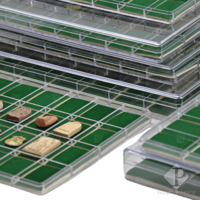 กล่องใส่พระพร้อมฝาปิด(PM.FM.G)ภายในมีโฟมบุผ้ากำมะหยี่สีเขียวล้วน เก็บเครื่องประดับและของสะสม วัสดุพลาสติกคุณภาพดีแข็งแรง กล่องใส่พระพร้อมฝาปิด(PM.FM.G)ภายในมีโฟมบุผ้ากำมะหยี่สีเขียวล้วน เก็บเครื่องประดับและของสะสม วัสดุพลาสติกคุณภาพดีแข็งแรง