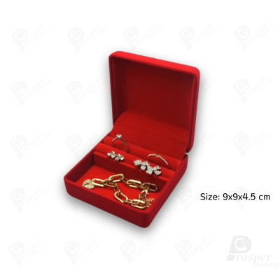 รวมกล่องกำมะหยี่เก็บเครื่องประกับอเนกประสงค์ ภายในมีพื้นเรียบและฟูกใส่ต่างหูหรือแหวนได้ (42ปร+R)