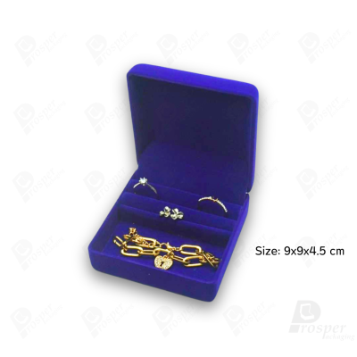 รวมกล่องกำมะหยี่เก็บเครื่องประกับอเนกประสงค์ ภายในมีพื้นเรียบและฟูกใส่ต่างหูหรือแหวนได้ (42ปร+R)