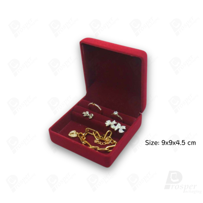 รวมกล่องกำมะหยี่เก็บเครื่องประกับอเนกประสงค์ ภายในมีพื้นเรียบและฟูกใส่ต่างหูหรือแหวนได้ (42ปร+R)