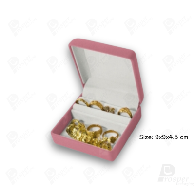 รวมกล่องกำมะหยี่เก็บเครื่องประกับอเนกประสงค์ ภายในมีพื้นเรียบและฟูกใส่ต่างหูหรือแหวนได้ (42ปร+R)