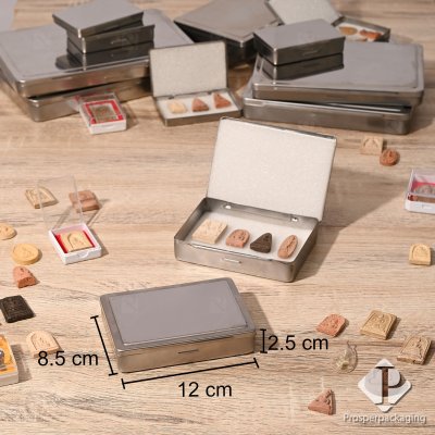 กล่องสแตนเลส กล่องเก็บของ กล่องเก็บพระเครื่อง สามารถใช่เก็บของได้หลากหลายตามต้องการ แข็งแรงใช่ได้นาน ภายในมีฟองน้ำ 2แผ่น