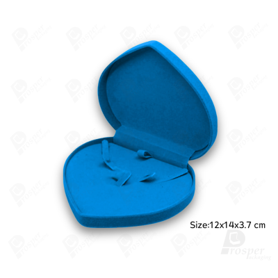 จัดเต็มกล่องกำมะหยี่ใส่เครื่องประดับชุดสีฟ้า ทรงหัวใจและสี่เหลี่ยม จัดโชว์ชุดเครื่องประดับ ทองแท่ง จิวเวอรี่เซ็ตสินสอด