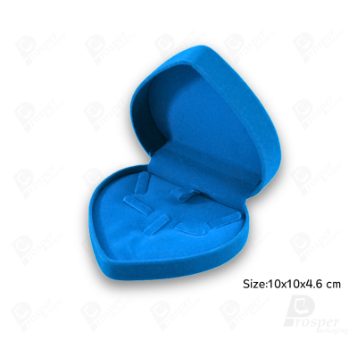 จัดเต็มกล่องกำมะหยี่ใส่เครื่องประดับชุดสีฟ้า ทรงหัวใจและสี่เหลี่ยม จัดโชว์ชุดเครื่องประดับ ทองแท่ง จิวเวอรี่เซ็ตสินสอด