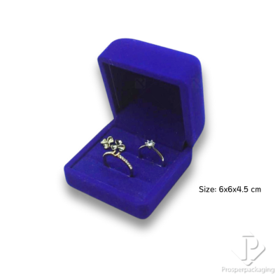 รวมกล่องกำมะหยี่ใส่แหวนคู่ หรือ จัดเก็บ เครื่องประดับทั่วไปได้ แหวน ต่างหู ช่วยจัดระเบียบเครื่องประดับให้เข้าที่หยิบใช้งานได้ง่ายมากขึ้น