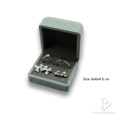 รวมกล่องกำมะหยี่ใส่แหวนคู่ หรือ จัดเก็บ เครื่องประดับทั่วไปได้ แหวน ต่างหู ช่วยจัดระเบียบเครื่องประดับให้เข้าที่หยิบใช้งานได้ง่ายมากขึ้น