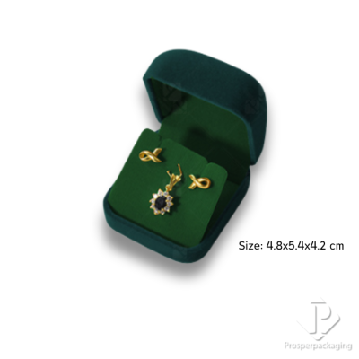 รวมกล่องกำมะหยี่ใส่เครื่องประดับ ต่างหู สร้อยคอ จี้ เพิ่มมูลค่า จัดโชว์เรียงได้ง่ายมีสีให้เลือก (26)