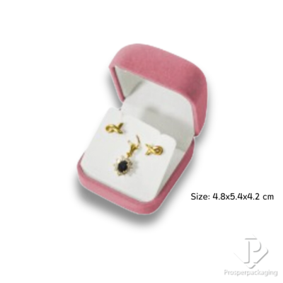 รวมกล่องกำมะหยี่ใส่เครื่องประดับ ต่างหู สร้อยคอ จี้ เพิ่มมูลค่า จัดโชว์เรียงได้ง่ายมีสีให้เลือก (26)