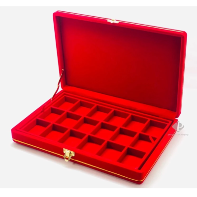 กล่องใส่พระ กล่องใส่เครื่องประดับ พร้อม ถาดกั้นช่อง มีหลายชั้น (1ใบ แถม 1ถาดโชว์พระ) สินค้าพร้อมส่ง มีเก็บเงินปลายทาง