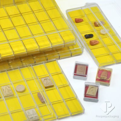 กล่องจัดเก็บพระเครื่อง วัตถุมงคล เครื่องประดับ ของมีค่า พร้อมฝาปิด ภายในมีโฟมบุผ้ากำมะหยี่สีเหลืองไว้รองสวยงาม(PM.FM.Y) กล่องจัดเก็บพระเครื่อง วัตถุมงคล เครื่องประดับ ของมีค่า พร้อมฝาปิด ภายในมีโฟมบุผ้ากำมะหยี่สีเหลืองไว้รองสวยงาม(PM.FM.Y)