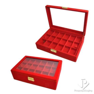 กล่องใส่พระ กล่องใส่เครื่องประดับ พร้อม ถาดกั้นช่อง มีหลายชั้น (1ใบ แถม 1ถาดโชว์พระ) สินค้าพร้อมส่ง มีเก็บเงินปลายทาง