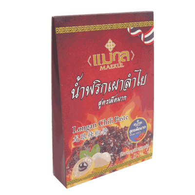 น้ำพริกเผาลำไย (กล่อง) เผ็ดมาก