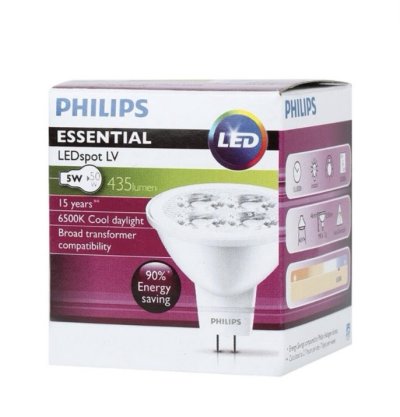 PHILIPS ESSENTIAL MR16 5W GU5.3 COOL DAYLGIHT
