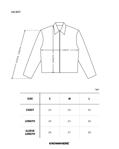 KNOWWHERE x OCTOBER29 jacket