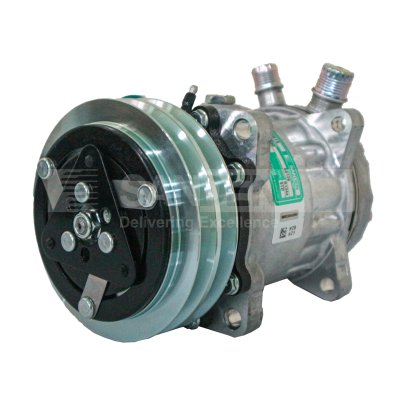 คอมเพรสเซอร์แอร์รถยนต์ Sanden 709 SD7H15 24V R134a ของแท้ รุ่น 8126