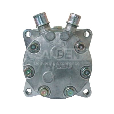 คอมเพรสเซอร์แอร์รถยนต์ Sanden 709 SD7H15 24V R134a ของแท้ รุ่น 8126