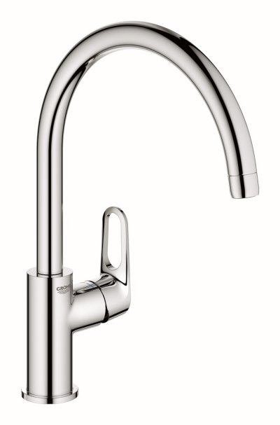 GROHE BAUFLOW  ก๊อกผสมอ่างล้างจานทรงโค้ง 31230001