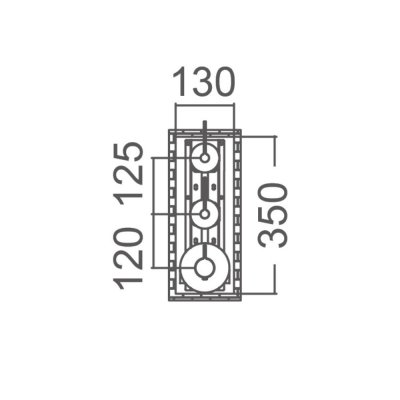 CRAFTMANSHIP  ชุดวาล์วเทอร์โมสตัท 2 ระบบแบบฝัง โครม 688R20DB3C