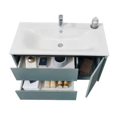 ตู้ใต้อ่างลิ้นชักคู่ 1000*480*570 LB-DAISY-1000-MC