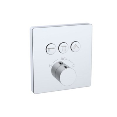 Square tripple Function Thermostatic Trim E6D05NB2