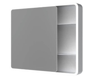 MIA ตู้กระจกไฟ LED+พร้อมชั้นวางของ 80 X 70 ซม. M0049