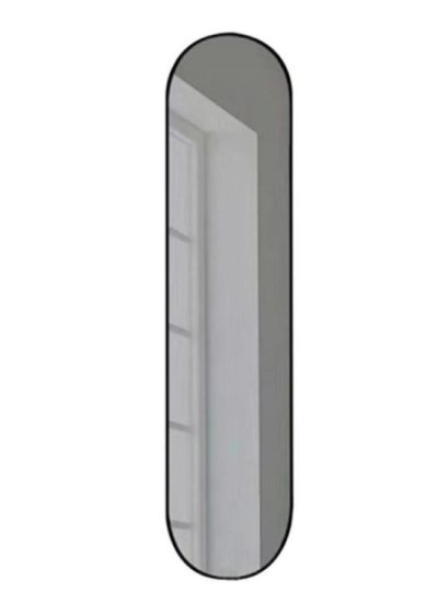 SHARON LONG กระจกไฟทรงวงรี (สีดำ) 150 x 40 ซม. M0057