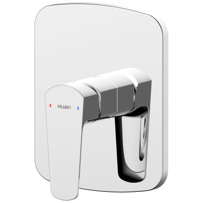 VERDE ฝาครอบวาล์วผสมยืนอาบแบบเหลี่ยม VZM348380C