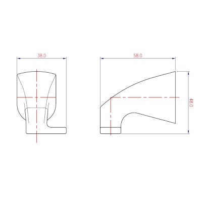 ขอแขวนผ้าเดี่ยว 33354-C