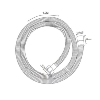 สายฝักบัว 120 ซม. SH0002