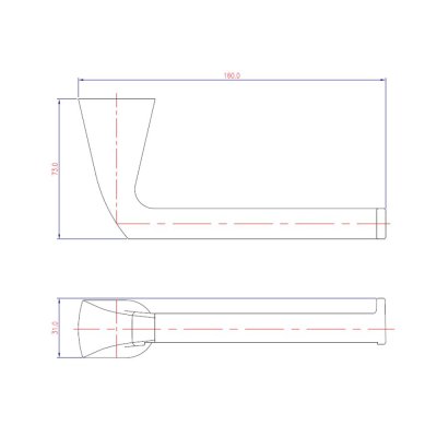 ที่ใส่กระดาษชำระสีดำ 33355-MB